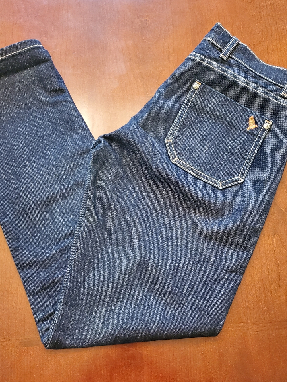 Made In Heaven Paris Women’s Slim Leg Jeans - Dark Blue Denim Size 29
